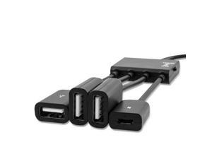 Micro USB OTG Hub Extension Adapter Charging Cable Android Phone Tablet 4 in 1 Micro USB OTG Hub Extension Adapter Charging Cable Android Phone Tablet 4 in 1