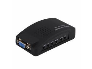 US RCA Composite S-Video To VGA Converter Adapter WIDE Screen US RCA Composite S-Video To VGA Converter Adapter WIDE Screen