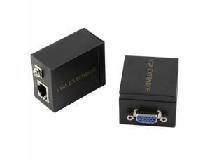 VGA Over Ethernet Network Cable Adapter Extender Repeater RJ45 Cat5e Cat6 60M VGA Over Ethernet Network Cable Adapter Extender Repeater RJ45 Cat5e Cat6 60M