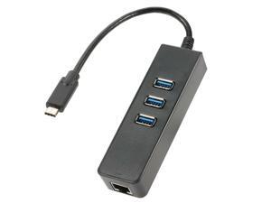 USB-C 3.1 to USB 3.0 HUB 3 Port Gigabit Network Card Ethernet Lan Adapter Type C USB-C 3.1 to USB 3.0 HUB 3 Port Gigabit Network Card Ethernet Lan Adapter Type C