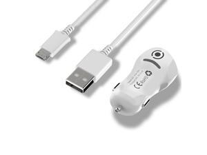 3.1A Dual Car Charger With Micro USB Cable For Galaxy LG 3.1A Dual Car Charger With Micro USB Cable For Galaxy LG