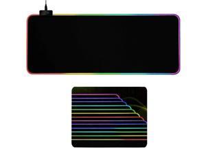 Gaming Mouse Pad RGB LED Light Color Switching For Computer Laptop Large Gaming Mouse Pad RGB LED Light Color Switching For Computer Laptop Large