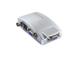 VGA to BNC S-Video Converter Box Adapter Coaxial Video Out VGA to BNC S-Video Converter Box Adapter Coaxial Video Out
