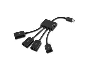 Micro USB OTG Hub Extension Adapter Charging Cable Android Phone Tablet 4 in 1 Micro USB OTG Hub Extension Adapter Charging Cable Android Phone Tablet 4 in 1