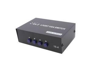 4 Port VGA SVGA Monitor Sharing Switch Box 4 In 1 Out For LCD PC TV Monitor LED 4 Port VGA SVGA Monitor Sharing Switch Box 4 In 1 Out For LCD PC TV Monitor LED