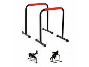 Set of 2 Dip Stands Parallel Push up Bar Exercise Body Workout Fitness Home Gym Set of 2 Dip Stands Parallel Push up Bar Exercise Body Workout Fitness Home Gym