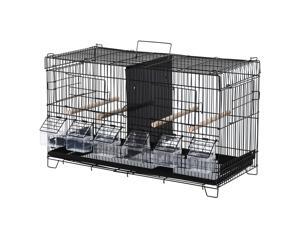 Bird Flight Cage 4 Doors 6 Food Boxes 4 Perch Pole Metal Bird Flight Cage 4 Doors 6 Food Boxes 4 Perch Pole Metal