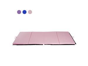 4'x8'x2" PU Leather Gymnastics Tumbling Mat Arts Folding Yoga Pad 4'x8'x2" PU Leather Gymnastics Tumbling Mat Arts Folding Yoga Pad