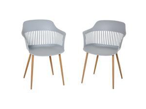 2 PCs Plastic Dining Chair w/ Metal Legs Living Room Bedroom Modern Seat 2 PCs Plastic Dining Chair w/ Metal Legs Living Room Bedroom Modern Seat
