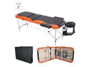 Massage Table Salon Spa Bed Tattoo 3pc Sheet w/Headrest Free Carry Case Massage Table Salon Spa Bed Tattoo 3pc Sheet w/Headrest Free Carry Case