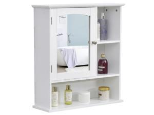 Wall Mounted Bathroom Mirror Cabinet with Door Adjustable Shelf Wall Mounted Bathroom Mirror Cabinet with Door Adjustable Shelf