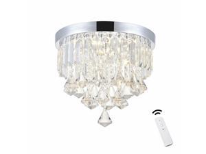 Smart LED Ceiling Crystal Chandeliers Modern Flush Mount Ceiling Light Smart LED Ceiling Crystal Chandeliers Modern Flush Mount Ceiling Light