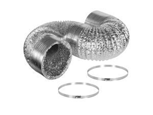 14" 25 Feet Non-Insulated Flex Air Aluminum Dryer Vent Hose HVAC Ducting 14" 25 Feet Non-Insulated Flex Air Aluminum Dryer Vent Hose HVAC Ducting