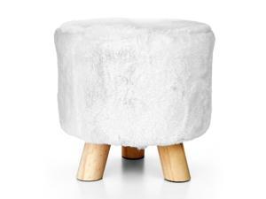 ® Fuzzy Shaggy Ottoman Pouf Foot Stool Rest Modern Teen Room Decor ® Fuzzy Shaggy Ottoman Pouf Foot Stool Rest Modern Teen Room Decor