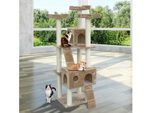 Multi- Level Cat Scratcher Tree Condo Kitten House Post Bed Toys Cat Furniture Multi- Level Cat Scratcher Tree Condo Kitten House Post Bed Toys Cat Furniture