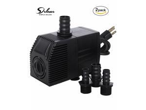 2Pcs 290GPH Submersible Fountain Water Pump Pond Fish Tank Aquariums Hydroponics 2Pcs 290GPH Submersible Fountain Water Pump Pond Fish Tank Aquariums Hydroponics