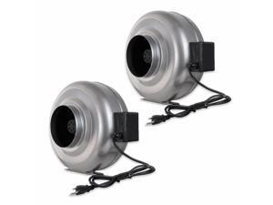 6'' Inline Duct Ventilon Fan HVAC Exhaust Blower for Grow Tent 2-Pack 6'' Inline Duct Ventilon Fan HVAC Exhaust Blower for Grow Tent 2-Pack