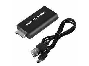 PS2 To HDMI Audio Video Converter HD Adapter For HDTV HDMI Monitor USB Cable PS2 To HDMI Audio Video Converter HD Adapter For HDTV HDMI Monitor USB Cable