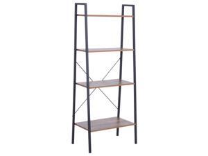 4-Tier Vintage Ladder Shelf Bookcase Storage Rack Home Office Organizer 4-Tier Vintage Ladder Shelf Bookcase Storage Rack Home Office Organizer