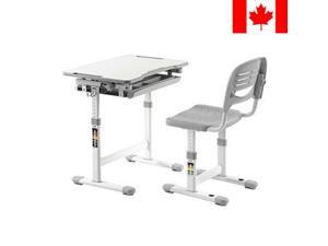® Kids Ergo Height Adjustable Children's Desk Chair Set +Cup Holder ® Kids Ergo Height Adjustable Children's Desk Chair Set +Cup Holder