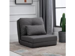 2-In-1 7 Position Adjustable Recliner Floor Sofa with Metal Frame Thick Padding 2-In-1 7 Position Adjustable Recliner Floor Sofa with Metal Frame Thick Padding
