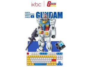 iKBC X GUNDAM RX-78-2 Limited Version 87 Keys USB Wired Mechanical Gaming Keyboard - Cherry MX Blue