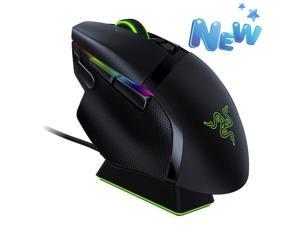 Razer Basilisk Ultimate HyperSpeed Wireless Gaming Mouse with Charging Dock: Fastest Gaming Mouse Switch - 20K DPI Optical Sensor - Chroma RGB - 11 Programmable Buttons - 100 Hr Battery - Black