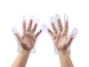 500pcs New Home Disposable Transparent Thin Film PE Gloves Waterproof 500pcs New Home Disposable Transparent Thin Film PE Gloves Waterproof