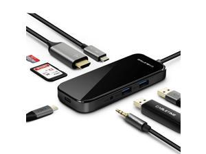 6/8in1 USB C HUB Docking Station Multi USB 3.0 HDMI Adapter Dock for MacBookPro 6/8in1 USB C HUB Docking Station Multi USB 3.0 HDMI Adapter Dock for MacBookPro