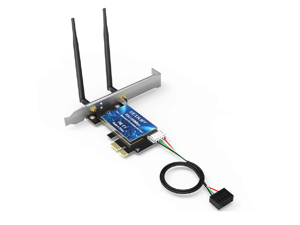 PCI-E High Speed Interface WiFi Bluetooth 4.0 AX 600Mbps Dual Band 5.GHz/2.4GHz PCI-E Wireless WiFi Network Adapter Card For Windows7/8.1/10 PCI-E High Speed Interface WiFi Bluetooth 4.0 AX 600Mbps Dual Band 5.GHz/2.4GHz PCI-E Wireless WiFi Network Adapter Card For Windows7/8.1/10