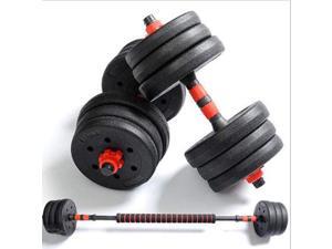 DUAL-USE DETACHABLE DUMBBELL SPLICING BARBELL SET DUAL-USE DETACHABLE DUMBBELL SPLICING BARBELL SET