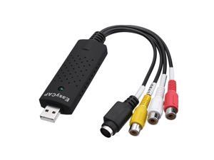 FirstPower USB 2.0 Audio/Video Converter - Video Capture Card Digitizes Video from Any Analog Source Including VCR, VHS, DVD