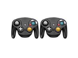 FirstPower 2 Pcs Wireless Gamecube Controller Wavebird Style w/ Adapter for Nintendo NGC GC Black FirstPower 2 Pcs Wireless Gamecube Controller Wavebird Style w/ Adapter for Nintendo NGC GC Black