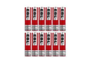 EBL 12Pcs 3.7V 3000mAh 18650 Battery Li-ion Rechargeable Batteries For LED Flashlight Head Torch Head Lamps EBL 12Pcs 3.7V 3000mAh 18650 Battery Li-ion Rechargeable Batteries For LED Flashlight Head Torch Head Lamps
