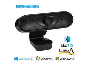 FirstPower Full HD Webcam Auto Focusing Web Camera 1080P Web Cam Microphone for PC Laptop Desktop
