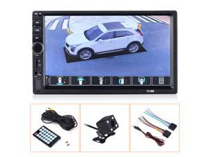 FirstPower 7" Double 2DIN Car MP5 Player Bluetooth Touch Screen Stereo Radio USB AUX Camera FirstPower 7" Double 2DIN Car MP5 Player Bluetooth Touch Screen Stereo Radio USB AUX Camera