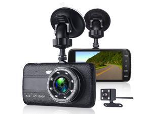 FirstPower Dash Cam 1080P Dual Lens Car DVR Car Cam 4 Inch LCD Screen 170° Wide Angle, G-Sensor, WDR, Parking Monitor, Loop Recording, Motion Detection FirstPower Dash Cam 1080P Dual Lens Car DVR Car Cam 4 Inch LCD Screen 170° Wide Angle, G-Sensor, WDR, Parking Monitor, Loop Recording, Motion Detection