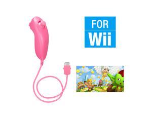 FirstPower Wii Nunchuck Controller,Nunchuck Joystick Gamepad Controller for Wii/Wii U Console (Pink) FirstPower Wii Nunchuck Controller,Nunchuck Joystick Gamepad Controller for Wii/Wii U Console (Pink)