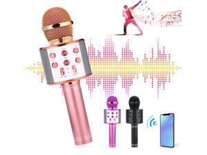 FirstPower Wireless Bluetooth Karaoke Microphone Speaker Handheld KTV Player Mic Party