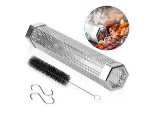 FirstPower 12" Stainless Steel Outdoor Wood Pellet Grill Smoker Filter Tube Pipe Smoke BBQ FirstPower 12" Stainless Steel Outdoor Wood Pellet Grill Smoker Filter Tube Pipe Smoke BBQ
