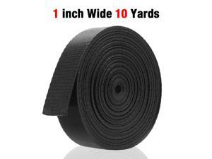 FirstPower Safety belt 1 Inch Wide 10 Yards Black Nylon Heavy Webbing Strap FirstPower Safety belt 1 Inch Wide 10 Yards Black Nylon Heavy Webbing Strap