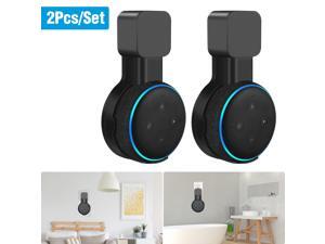 2 Pack Outlet Wall Mount Stand Holder for Amazon Echo Dot 3rd Generation Speaker, Black 2 Pack Outlet Wall Mount Stand Holder for Amazon Echo Dot 3rd Generation Speaker, Black