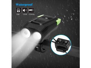 Waterproof USB Rechargeable Bicycle Headlight LED Bike Front Light Cycing T6 LED Light Lamp for Road Mountain Cycling Safety Flashlight Waterproof USB Rechargeable Bicycle Headlight LED Bike Front Light Cycing T6 LED Light Lamp for Road Mountain Cycling Safety Flashlight