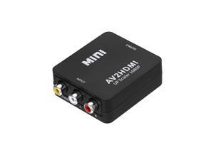 RCA to HDMI Converter Composite AV CVBS Video Adapter 720p 1080p Supporting PAL/NTSC With USB Charge Cable,Black RCA to HDMI Converter Composite AV CVBS Video Adapter 720p 1080p Supporting PAL/NTSC With USB Charge Cable,Black