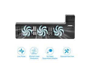 External Cooling Fan 3-Fan Speed Turbo USB Cooler for Xbox One X Console AC1228 Console Gaming External Cooling Fan 3-Fan Speed Turbo USB Cooler for Xbox One X Console AC1228 Console Gaming
