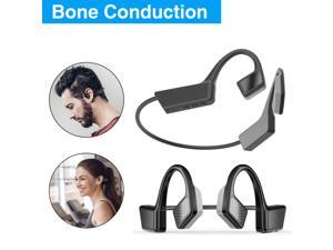 Bone Conduction Headphones Bluetooth 5.0 Wireless Headset for Outdoor Sports Running,Black