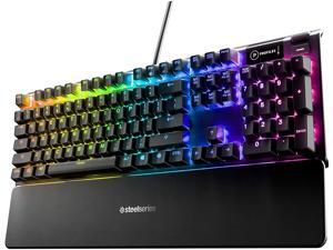 Hybrid Mechanical Gaming Keyboard – Per-Key RGB Illumination – Aircraft Grade Aluminum Alloy Frame – OLED Smart Display (Hybrid Blue Switch) Hybrid Mechanical Gaming Keyboard – Per-Key RGB Illumination – Aircraft Grade Aluminum Alloy Frame – OLED Smart Display (Hybrid Blue Switch)