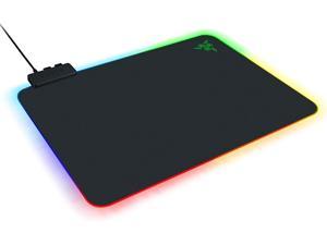 RGB Gaming Mouse Pad: Customizable Chroma Lighting - Built-in Cable Management - Balanced Control & Speed - Non-Slip Rubber Base