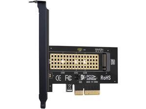 M.2 NVME to PCIe 3.0 x4 Adapter with Aluminum Heatsink Solution M.2 NVME to PCIe 3.0 x4 Adapter with Aluminum Heatsink Solution