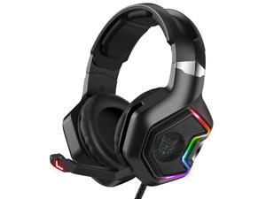 ONIKUMA Gaming Headset for PS4 ,Xbox One, 7.1 Surround Sound Noise Canceling Headset with Microphone &RGB LED Light, Compatible with PC,Game Boy Advance,Nintendo Switch (Adapter Not Included) ONIKUMA Gaming Headset for PS4 ,Xbox One, 7.1 Surround Sound Noise Canceling Headset with Microphone &RGB LED Light, Compatible with PC,Game Boy Advance,Nintendo Switch (Adapter Not Included)